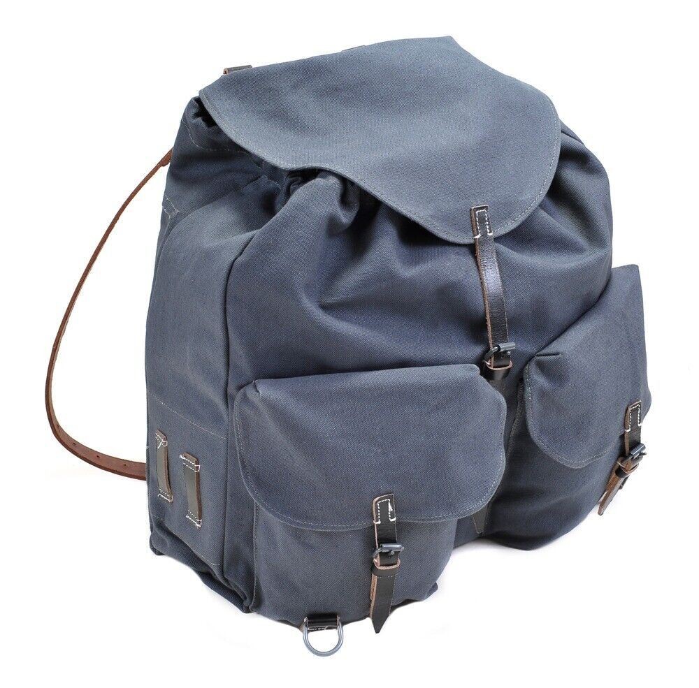 German WW2 Luftwaffe Rucksack with Leather Straps