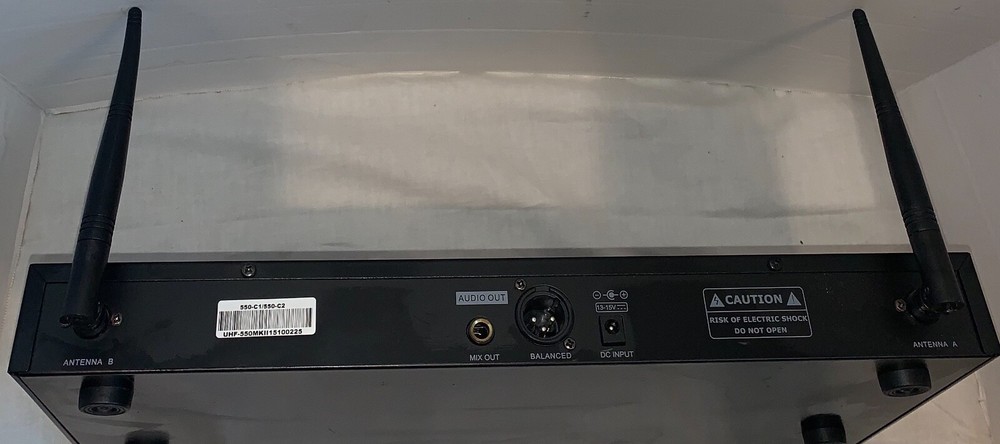 Singtronic UHF-550MKII Wireless Microphone Receiver AS IS UNTESTED