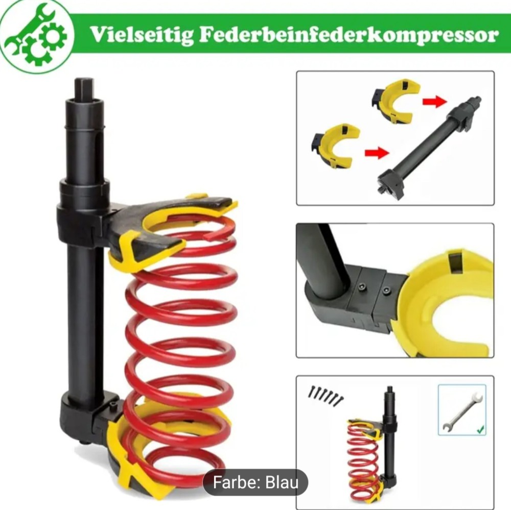 Professional spring compressor Mc Pherson strut system tuning lowering car tool