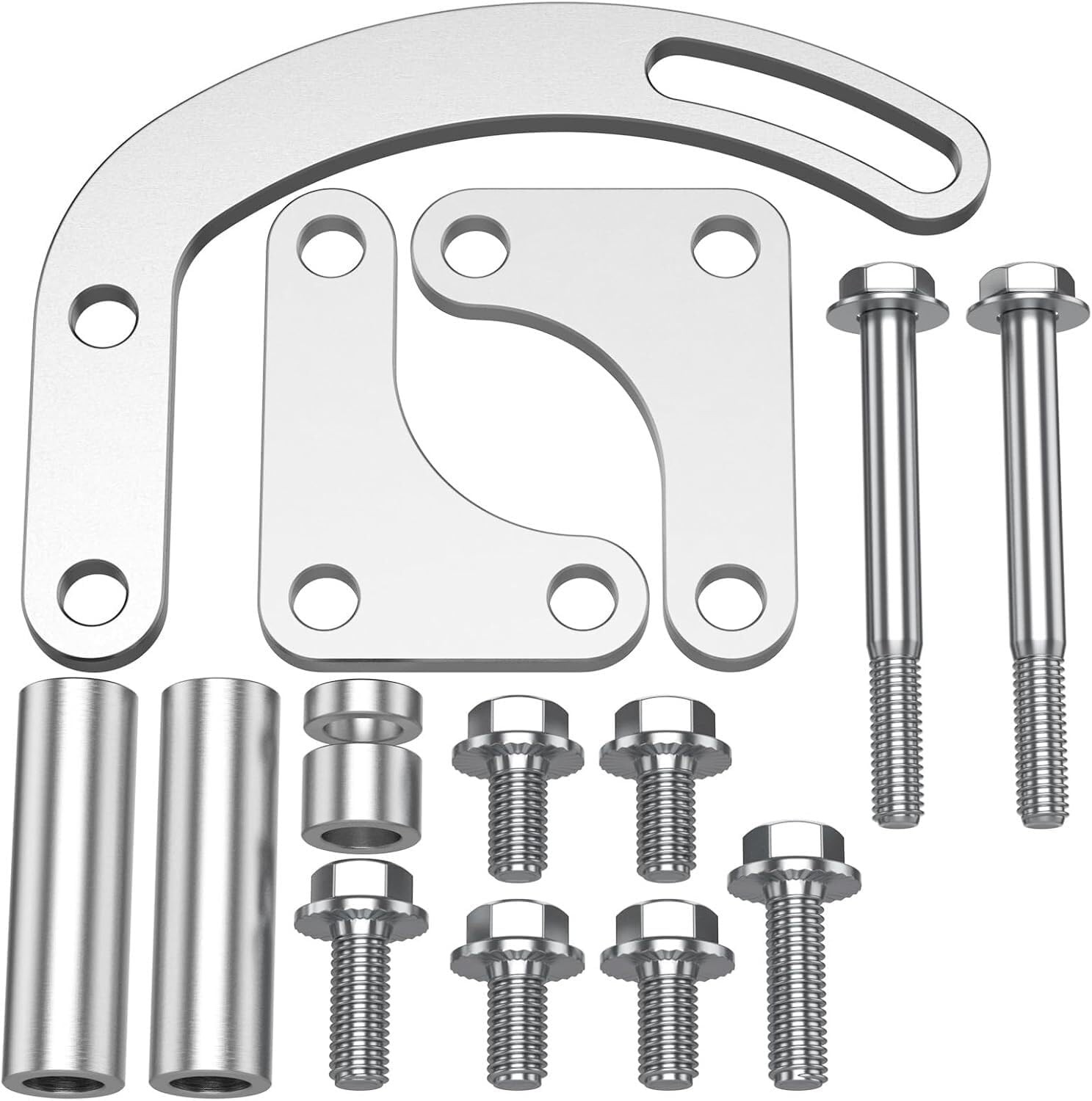 SBC Power Steering Pump Bracket 551522 For Chevy GM Small Block Long Water Pump