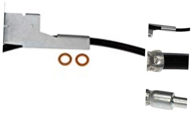 H621694 Front Driver Side Brake Hydraulic Hose Compatible with Select