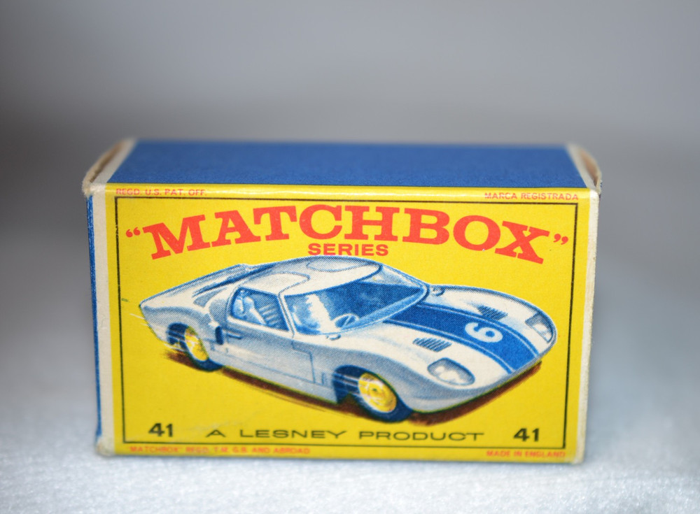 Matchbox Lesney Ford GT #41C - Box