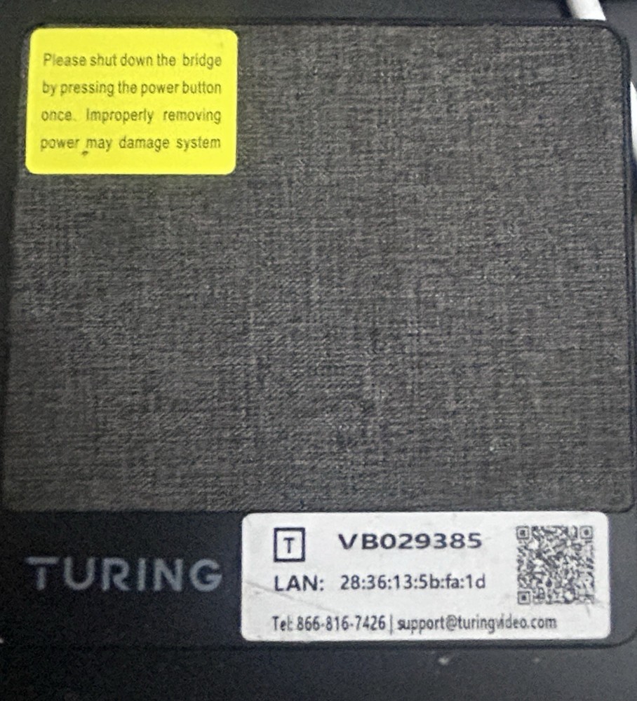 Commercial Security Camera System - Turing PoE NVR + 3 4MP Cameras + Touchscreen