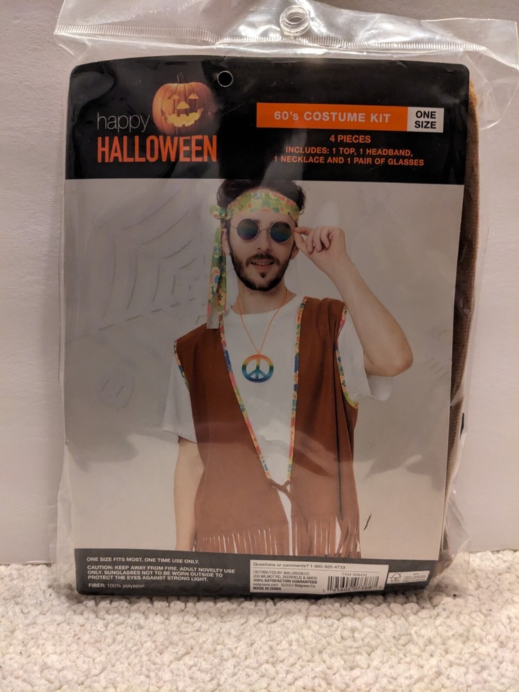Happy Halloween 60's Costume Kit