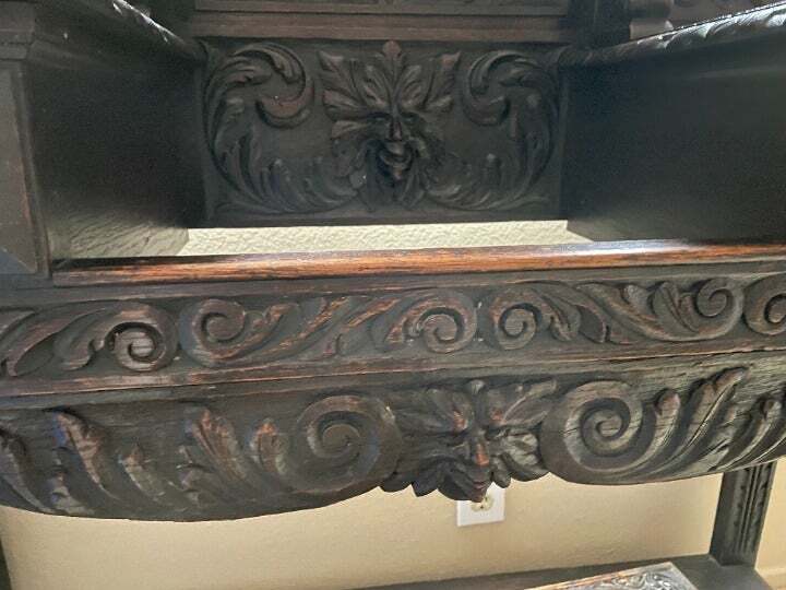 Early 1800’s antique Hall tree