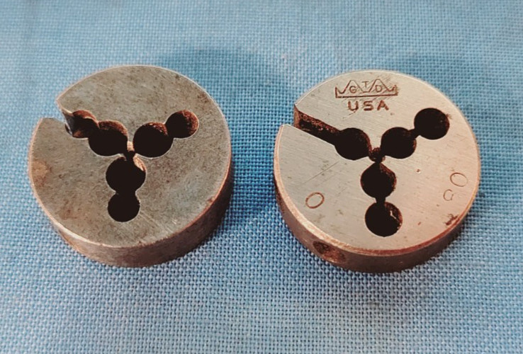 HEX RETHREADING DIE ASSORTMENT (LOT OF 13)