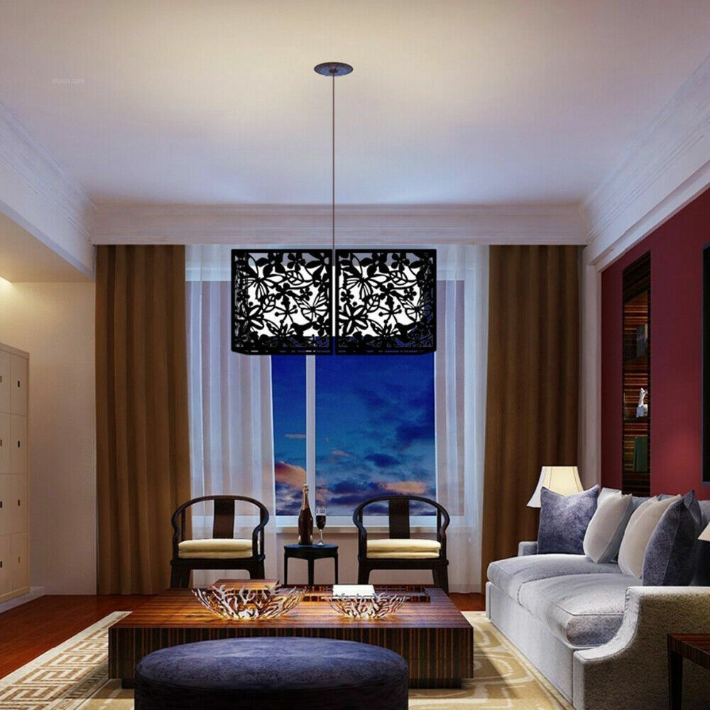 24x Hanging Room Divider Hollow Out Carving Pattern Panel Decorative Wall Screen