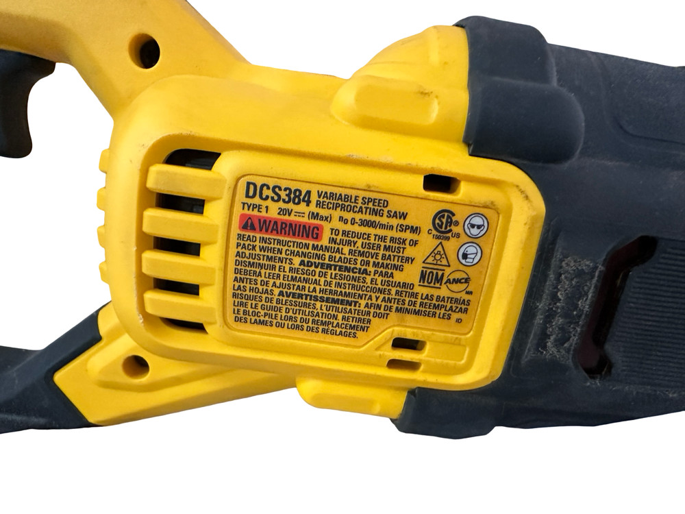 Dewalt DCS384B 20V 20 Volt Max XR Brushless Variable Speed Reciprocating Saw E25