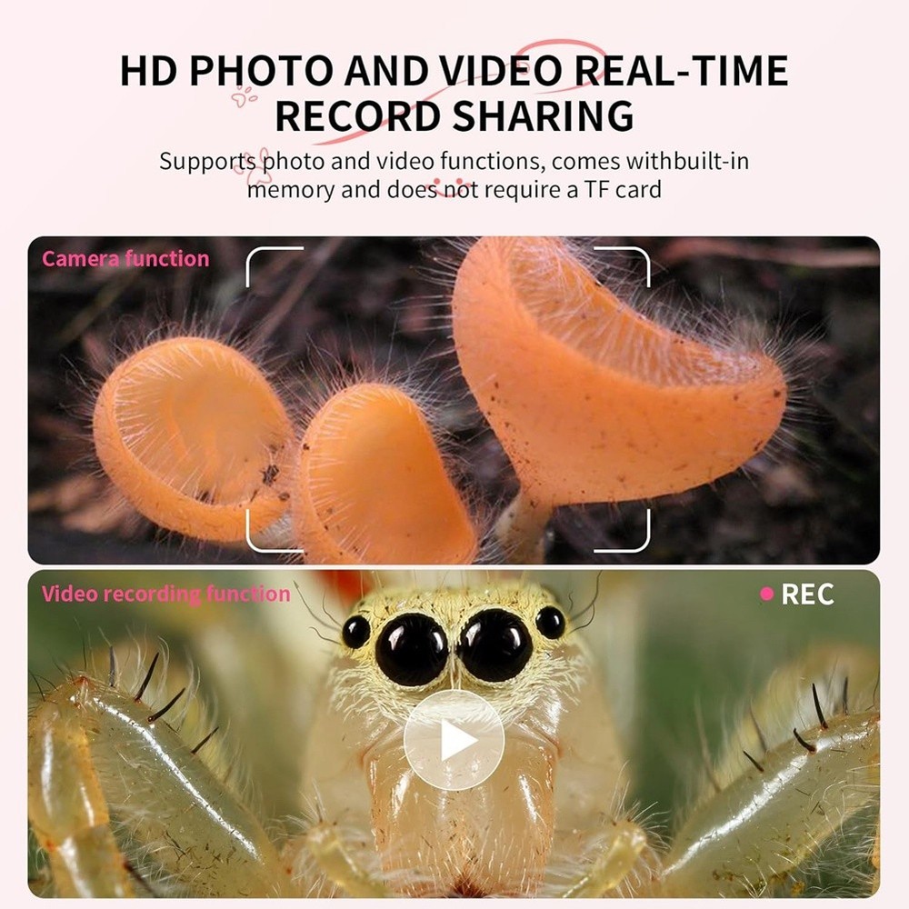 Microscope for Kids - Portable Handheld Magnifying Glass Digital Microscope3544