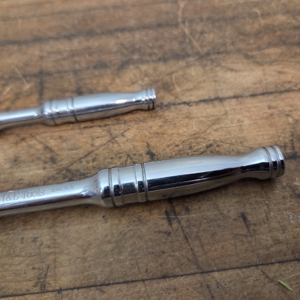 T&E Tools ~ 3/8" & 1/4" Drive SRC150 & SRCO100 Push Through Gearless Ratchet