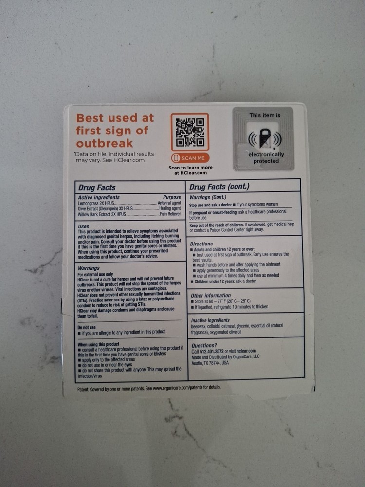 HClear For Him. 0.5 OZ