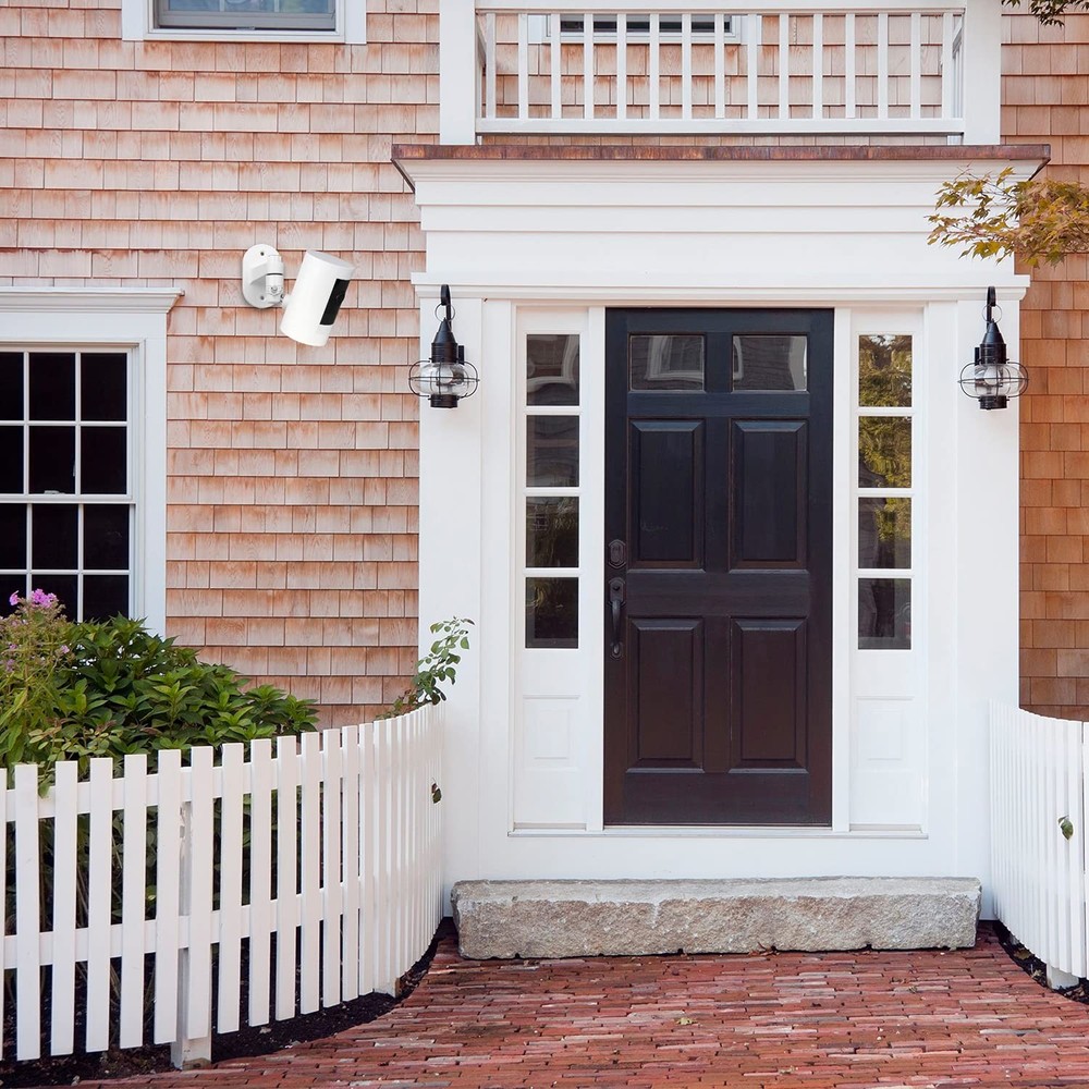 2Pack Adjustable Security Wall Mount Bracket for Ring Stick Up 2Pack, White