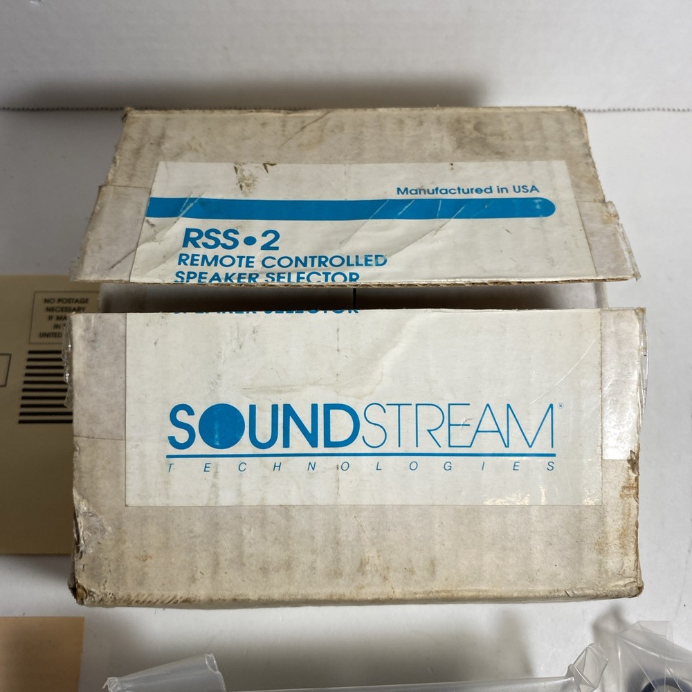 Soundstream Technologies RSS 2 Remote Controlled Speaker Selector New Made In US