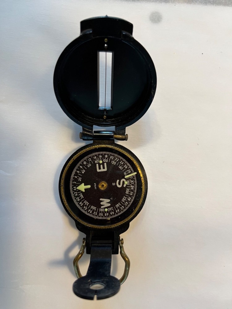 Vintage Engineer Directional Lensatic Compass 12 BX