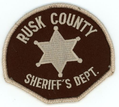 TEXAS TX RUSK COUNTY SHERIFF NICE SHOULDER PATCH POLICE