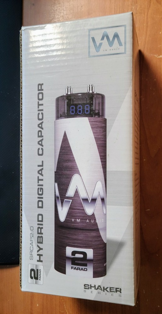 VM Audio 2 Farad Hybrid Digital Capacitor Shaker SRCAP2.0