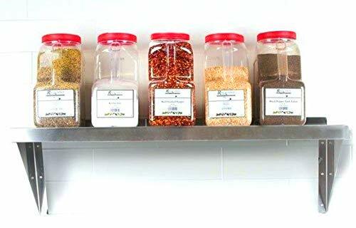 Commercial 430 Stainless Steel Kitchen Wall Shelf, NSF Certificated,Wall Mounted