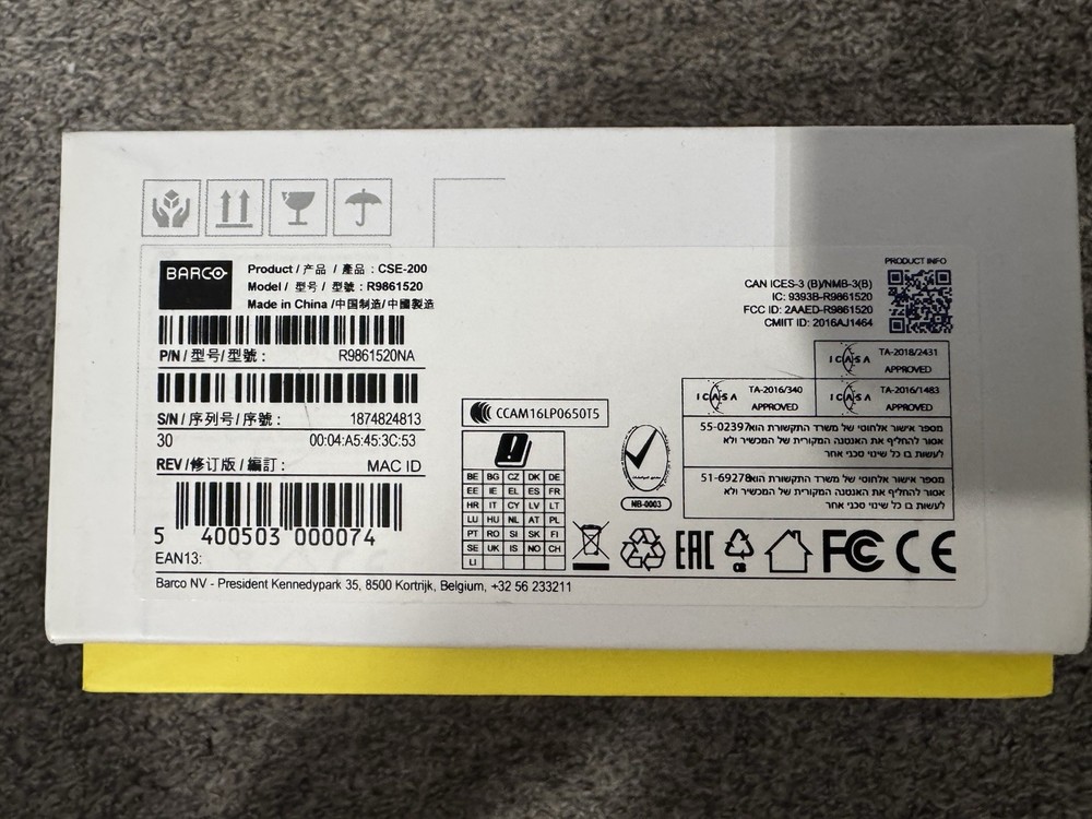 Barco ClickShare CSЕ-200 Presentation System