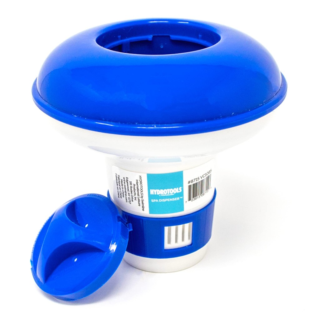 Bromine or Chlorine Tablet Spa Hot Tub Float Dispenser Locking Adjustable Flow