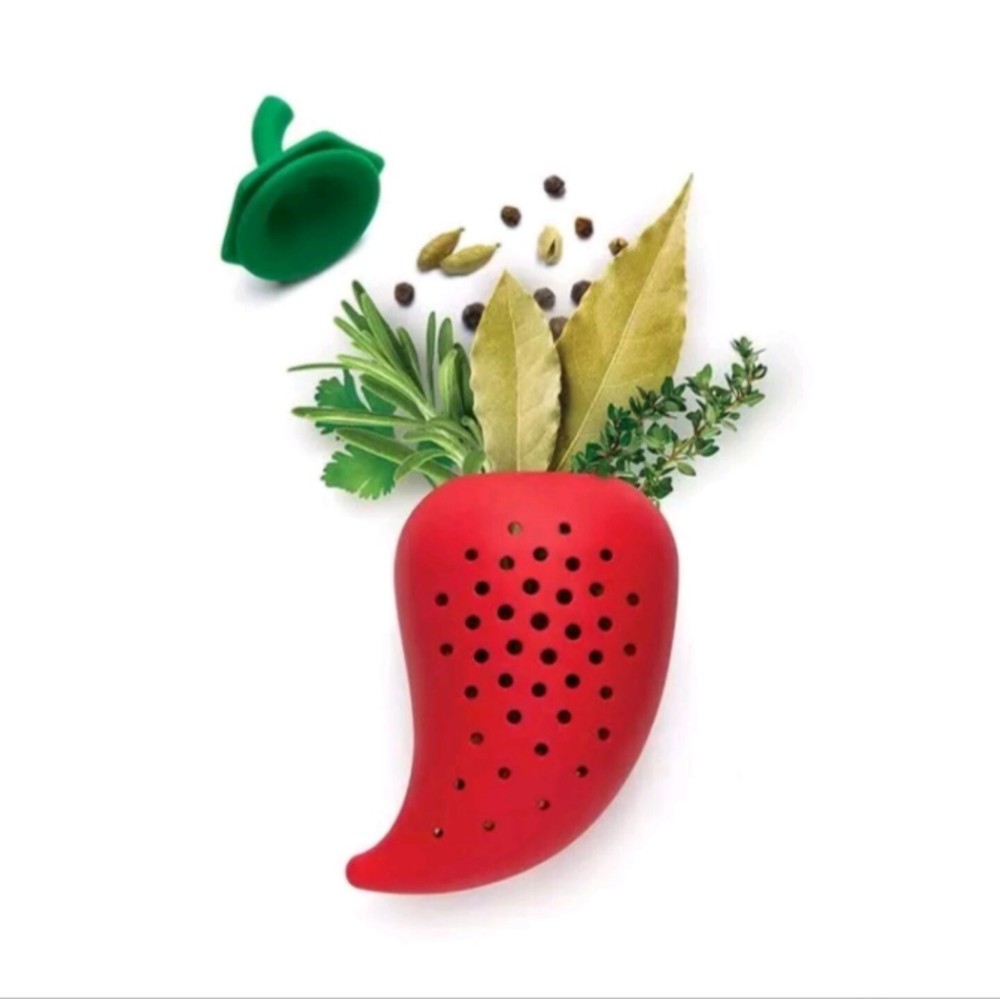Silicone Pepper Herb Infuser Cooking Essentials Tea Infuser Cute Gift