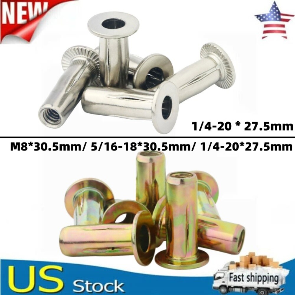 Multi Grip Rivet Nut Rivet Nuts Pre-Bulbed Shank Flat Head Threaded Insert Nut