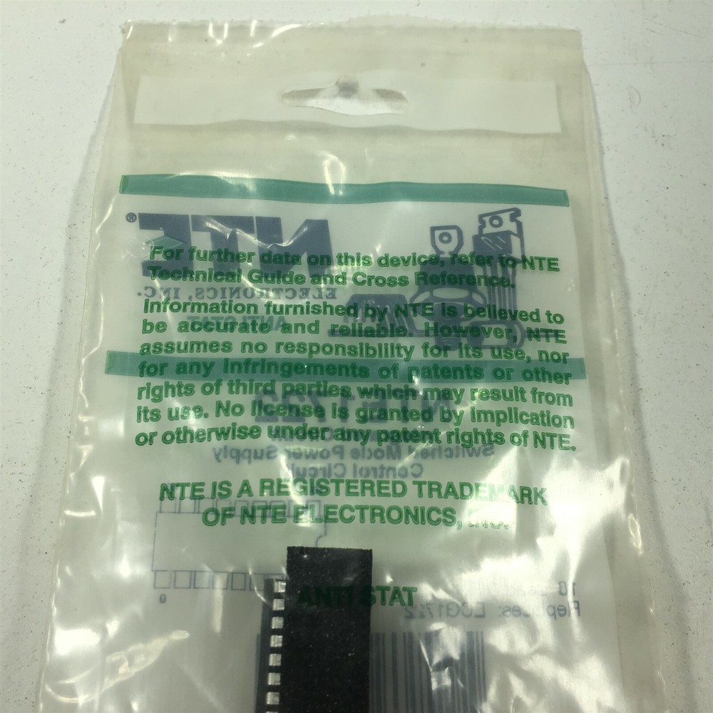 (1) NTE NTE1722 Integrated Circuit Pulse Width Modulator (PWM) Control Circuit