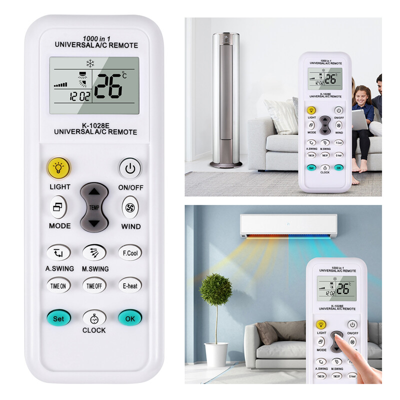 2X Universal Air Conditioner Replacement Remote Control for Most Air-Conditioner