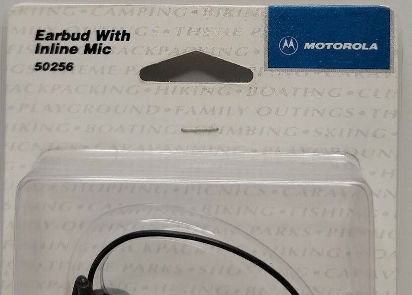 Motorola Talk About - Earbud With Inline Mic, 50256