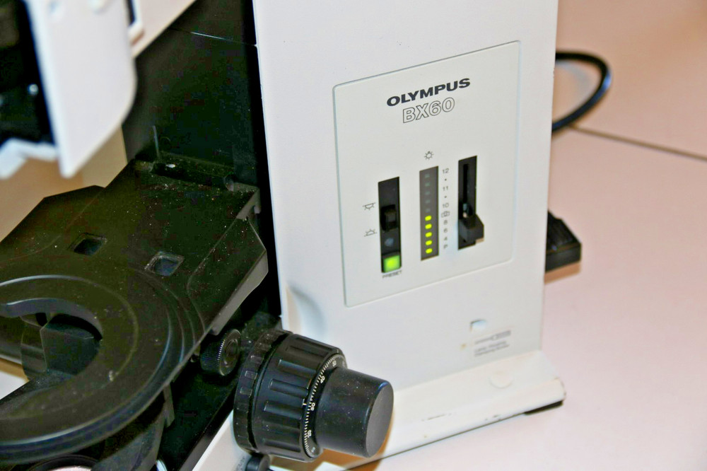 Olympus BX60 Microscope Stand Base Stage body.