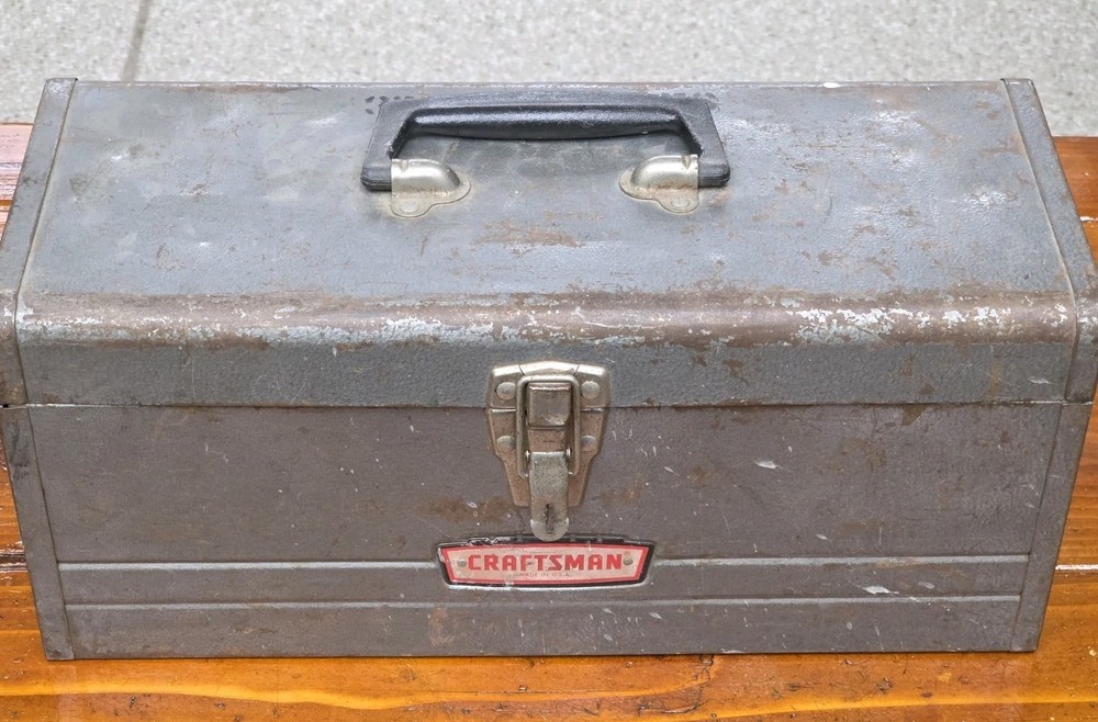 Vintage Craftsman Crown Logo Toolbox 65013