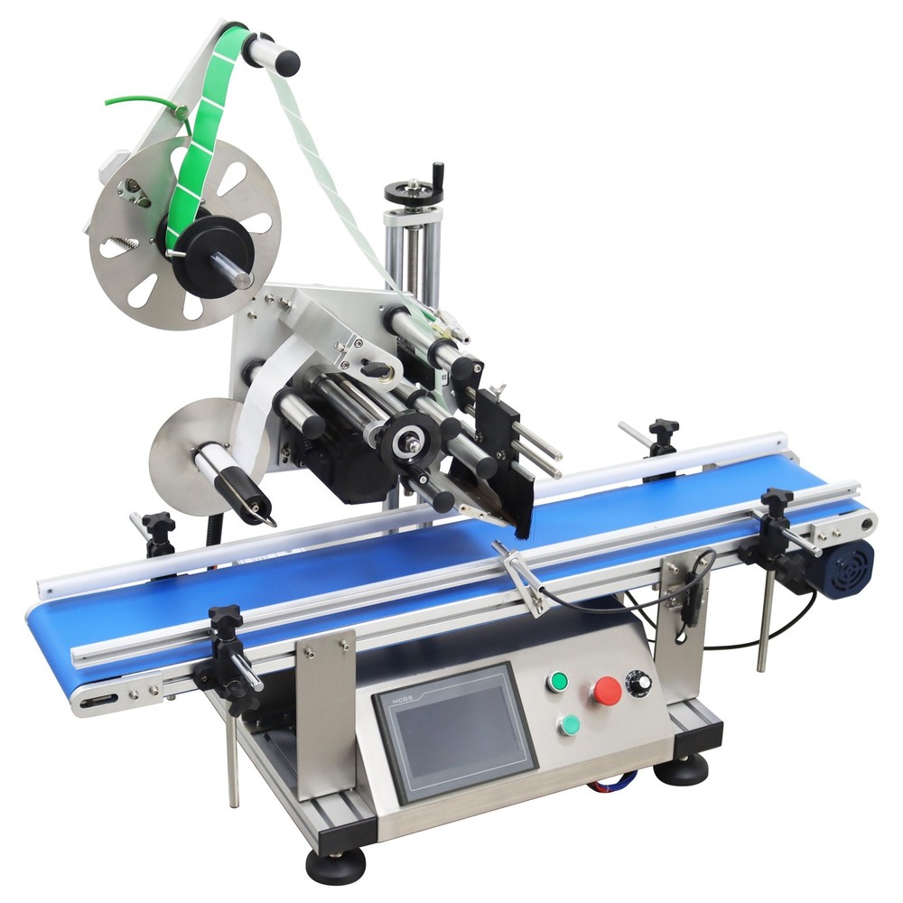TECHTONGDA Auto Desktop Table Plane Labeling Machine Flat Surface Labeler LT-160