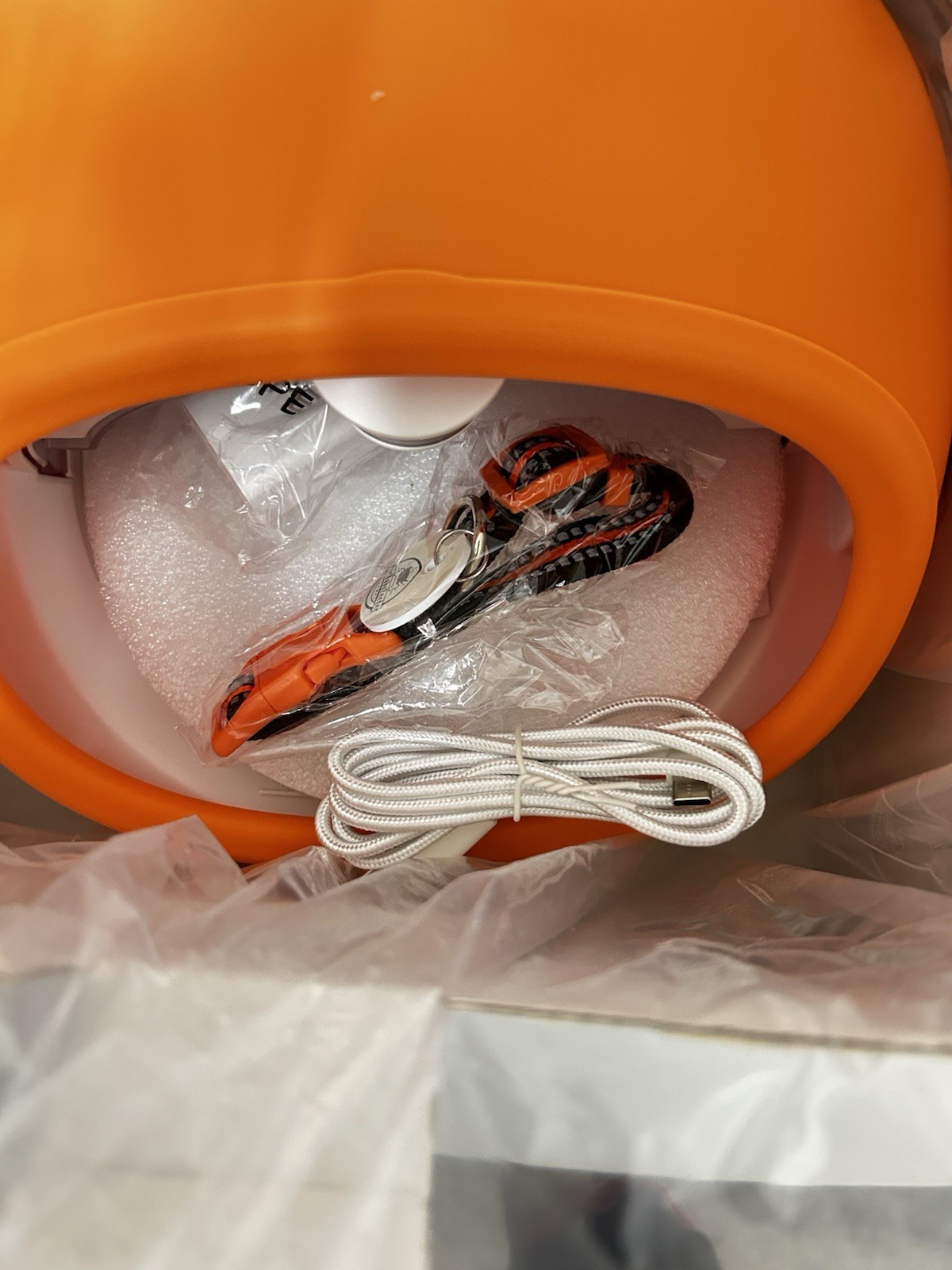 FurBabyFeeder Sphere Automatic Microchip Pet Feeder Locking Doors Orange NOB