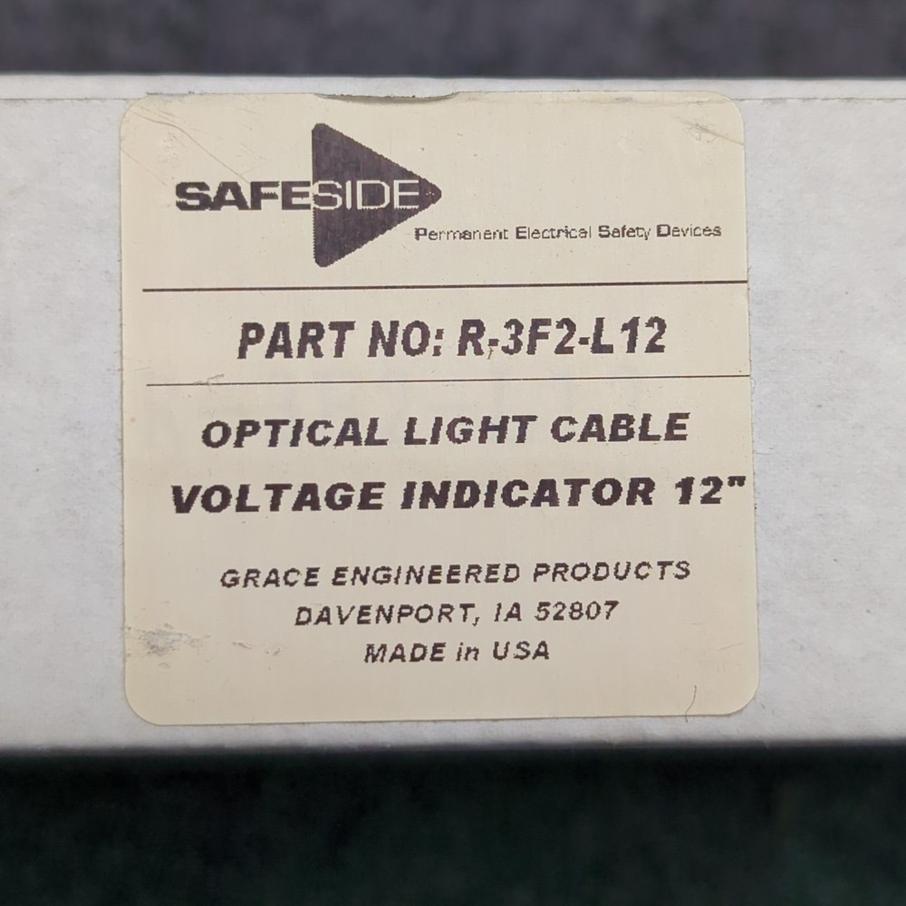 Grace Safeside Zero Voltage to Door Voltage Indicator 12" Optical Cable AC/DC