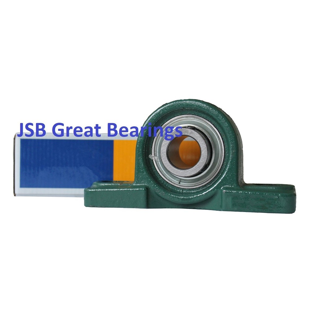 (2 Pack) UCP201‑8 Pillow Block Bearings ½″ Bore | Double‑Seal Unit, Solid Base