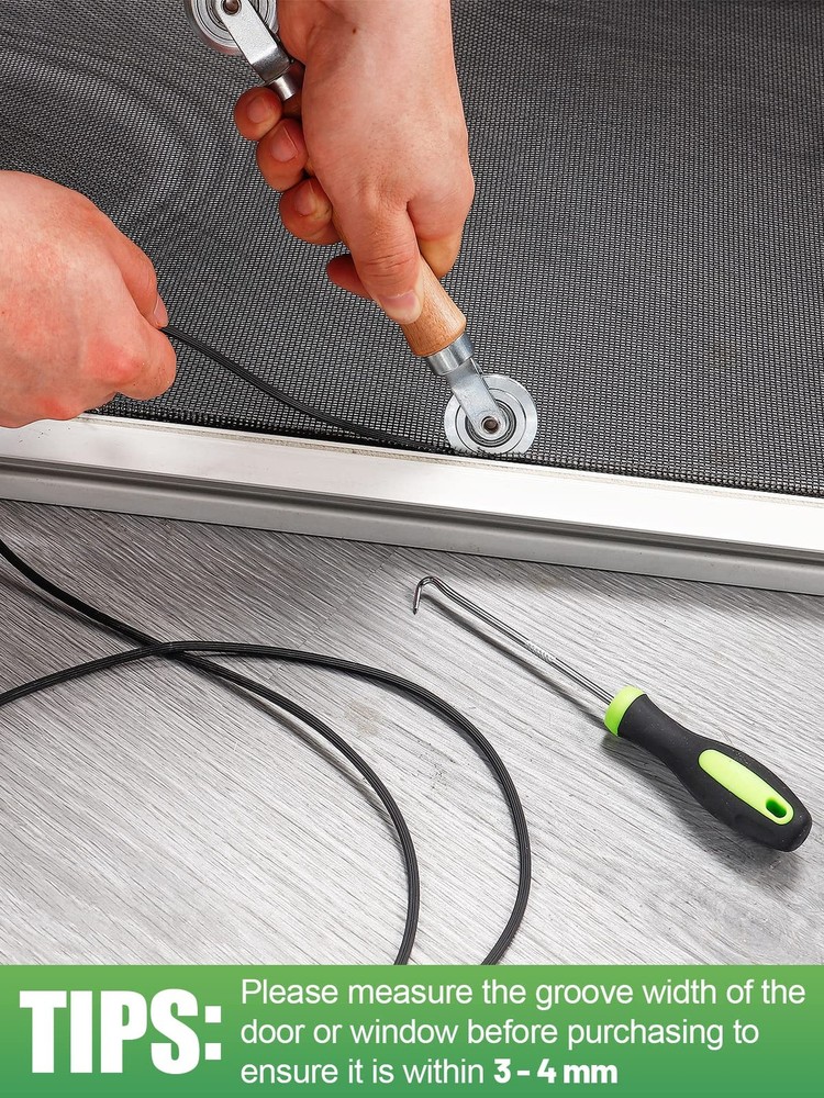 Screen Repair Kit - 3 in 1 Screen Tools Including Screen Roller Screen Spline 3