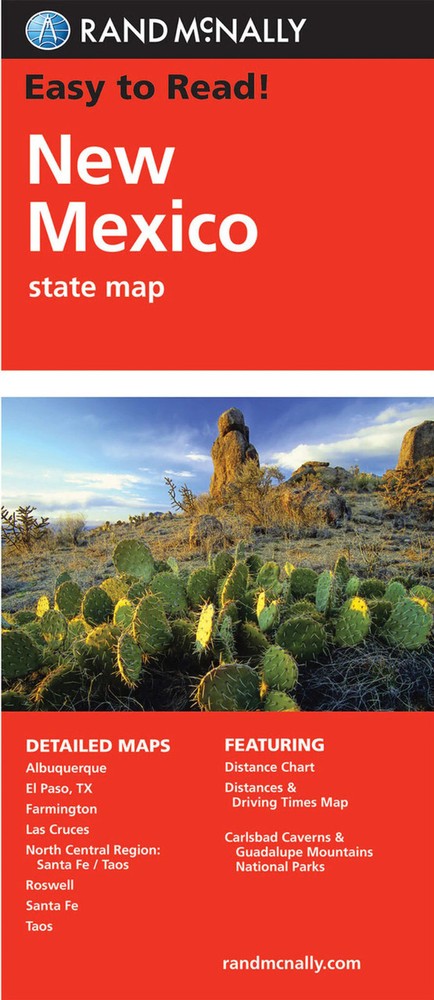 Rand McNally State Map: New Mexico from 2012