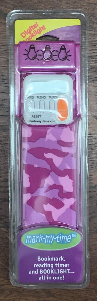 Pink Camouflage Timer Booklight LED