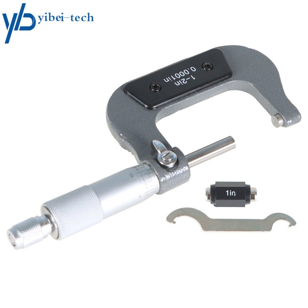 1 - 2 INCH BLADE OUTSIDE MICROMETER 0.0001" HiGH PRECISION