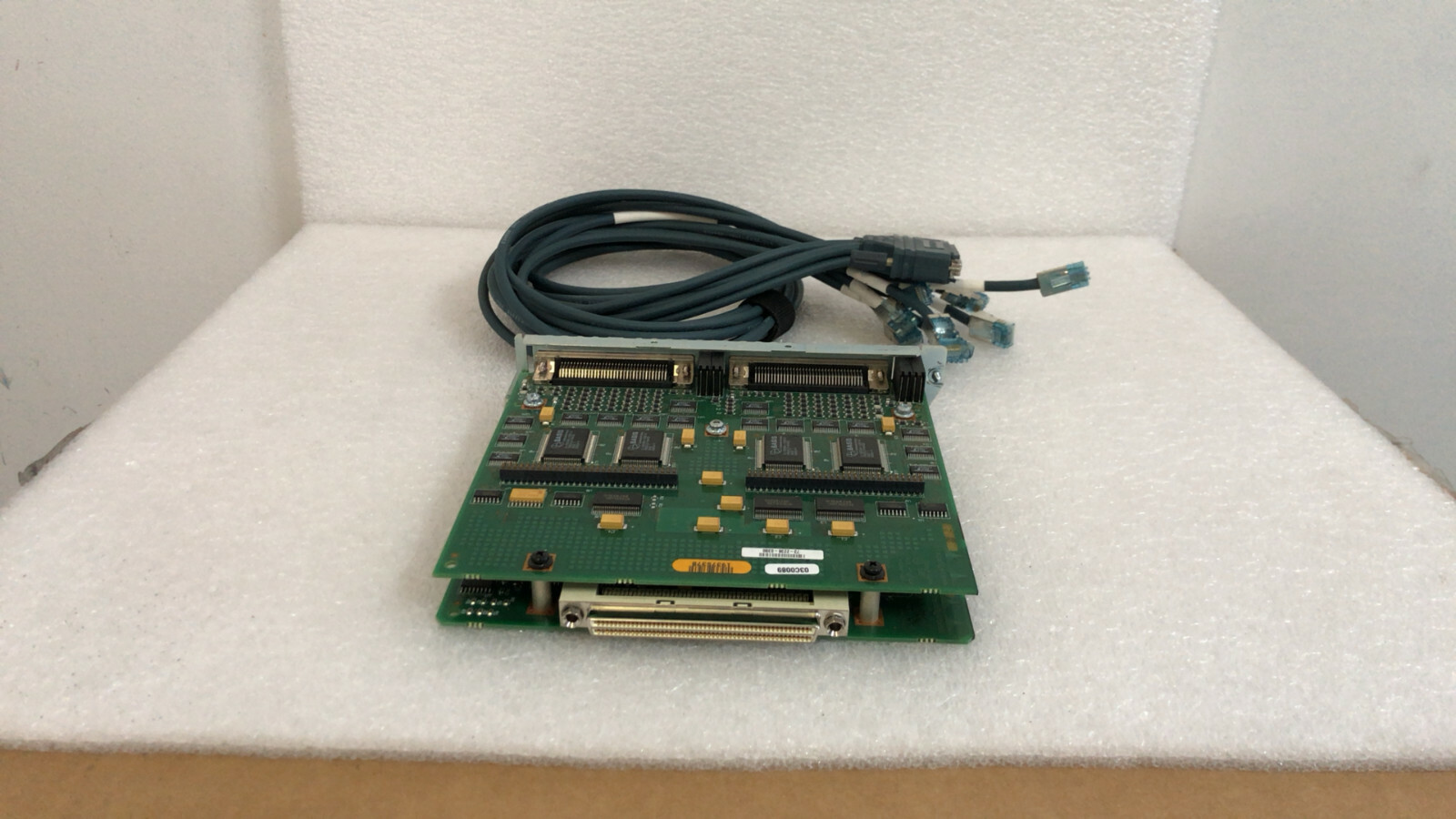 CISCO ASYNC-32A 32-Port Asynchronous Serial Network Module NM-32A w/ OCTAL CABLE