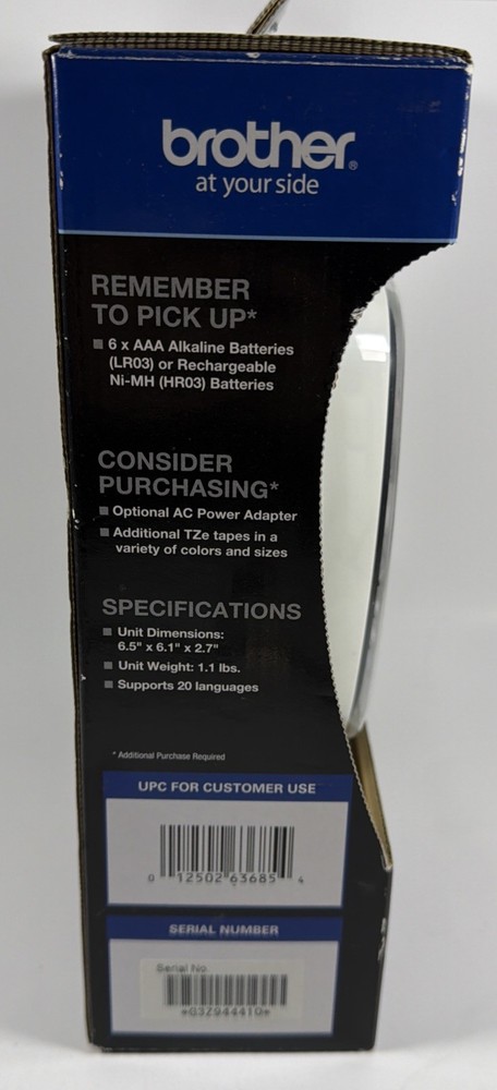 Brother PT-D200MA P-Touch Label Printer Open Box