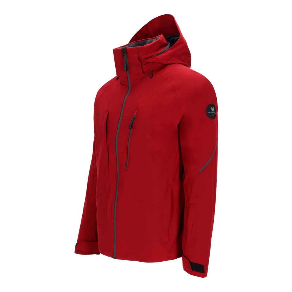 Obermeyer Raze Men's Winter Jacket, Rustic Red, Medium