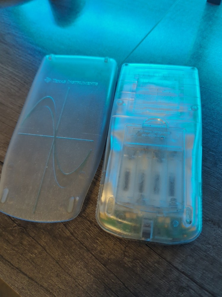 Texas Instruments TI-83 Plus Silver Edition Clear Graphing Calculator w/ Covers