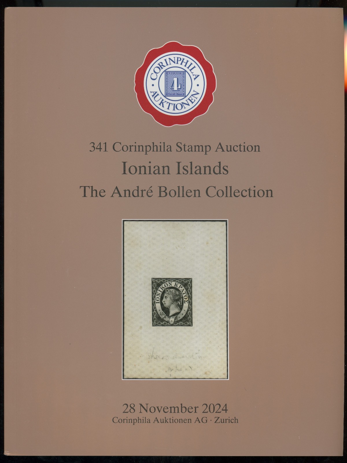 Ionian Islands Great Britain Greece Specialized Auction Catalog Corinphila 2024