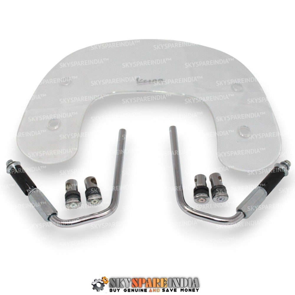 Front Windshield Windscreen Compatible with Piaggio Vespa VXL 125 150 Clear