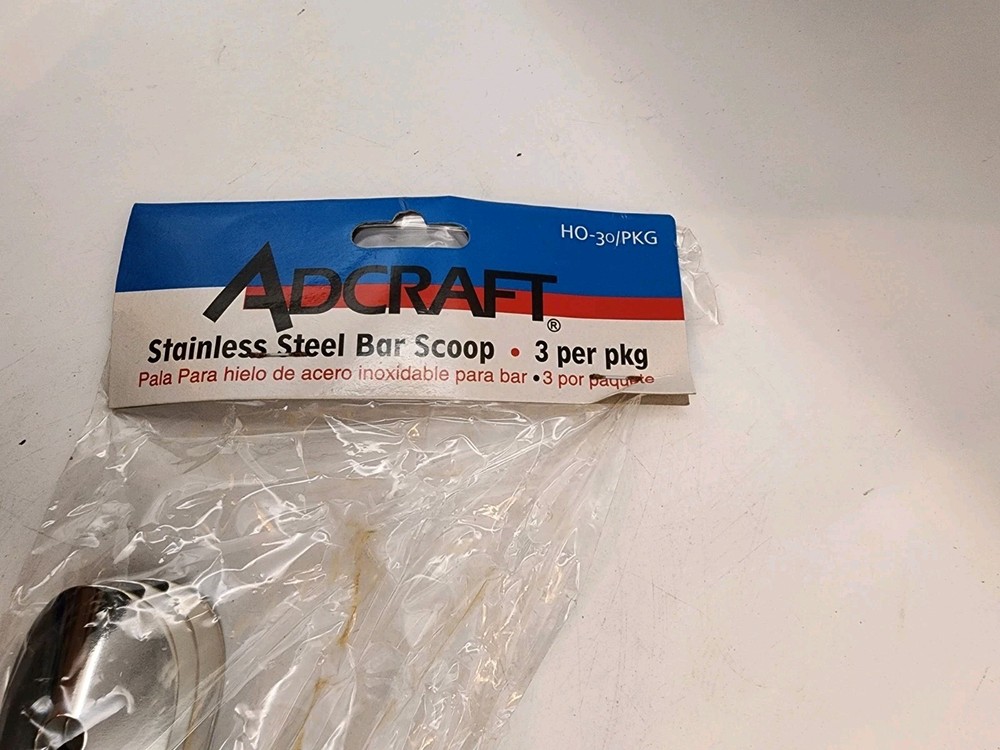Adcraft HO-30/PKG, 4 oz, Ice Scoop, 3 Pack