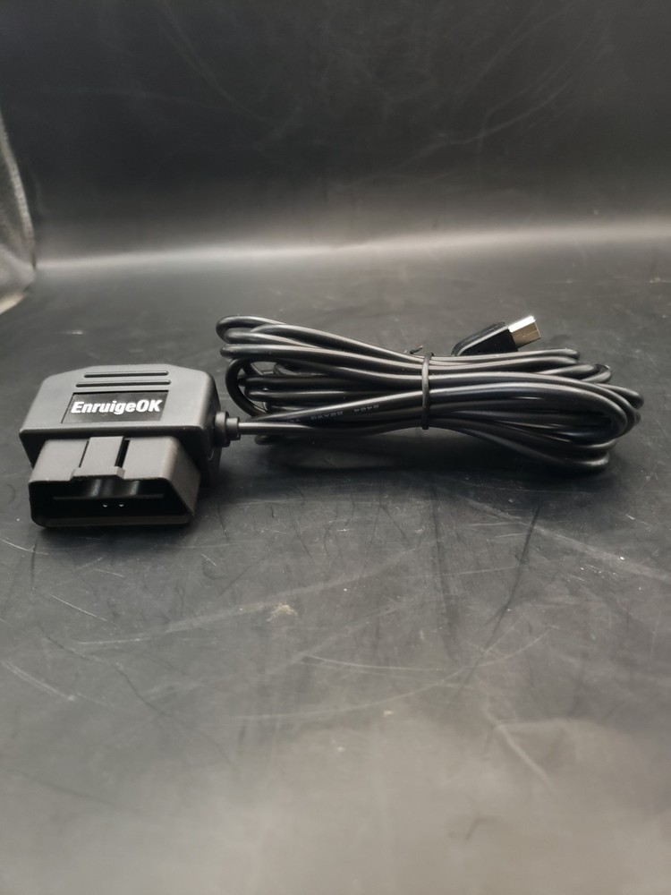 OBD2 to Micro USB Port Power Charging Cable with Switch Button for Car Dash Cam