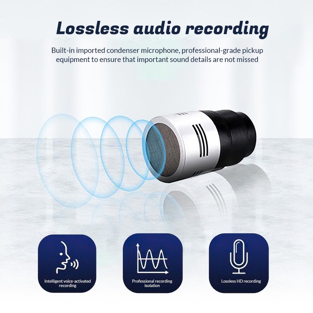 Mini Hidden Spy Voice Activated Recorder Digital Audio Magnetic Dictaphone MP3