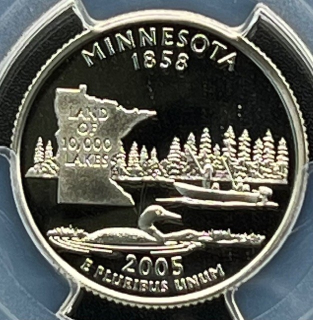 2005-S Minnesota 25C PCGS PR 70 Deep Cameo