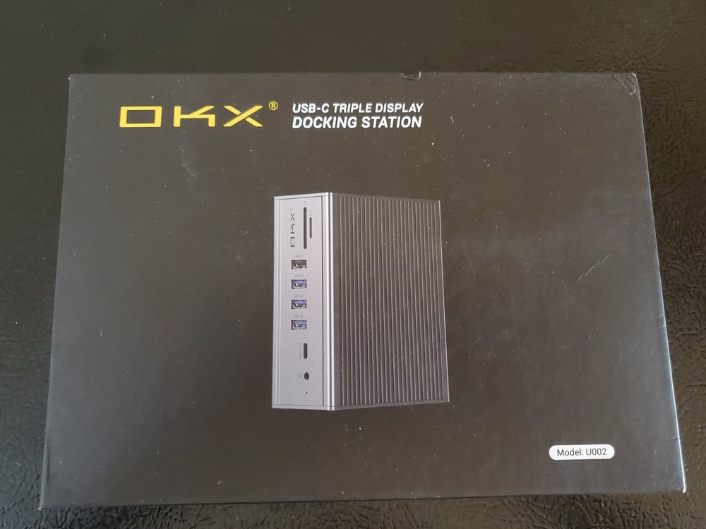 DKX Usb C Triple Display Docking Station (Open Box)