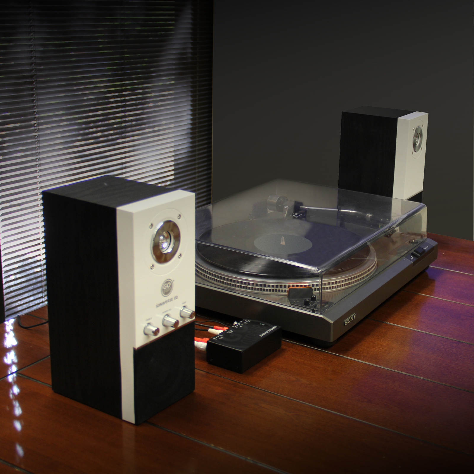 (REFURBISHED) Ultra Compact Phono Turntable Preamp with 12 Volt AC Adapter